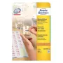 Pašlīmējošā etiķete AVERY L3410REV-25 Noņemama Balta 2550 gab.