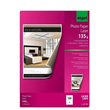 Glancēts fotopapīrs Sigel LP141 A4