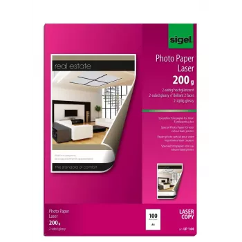 Foto papīrs Glancēts Sigel LP144 A4 200 g/m²
