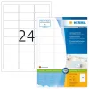 Adrešu uzlīmes Premium HERMA A4 63.5x33.9 mm 2400 gab.