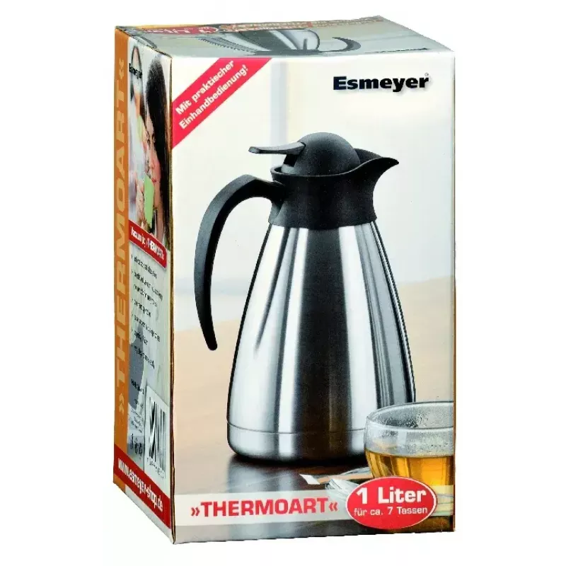 Termosa Esmeyer THERMOART 1 L melns nerūsējošais tērauds