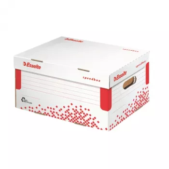 Esselte Archiving Container Speedbox FSC® A4, sarkana, balta, A4, 290 g, 252 x 355 x 193 mm