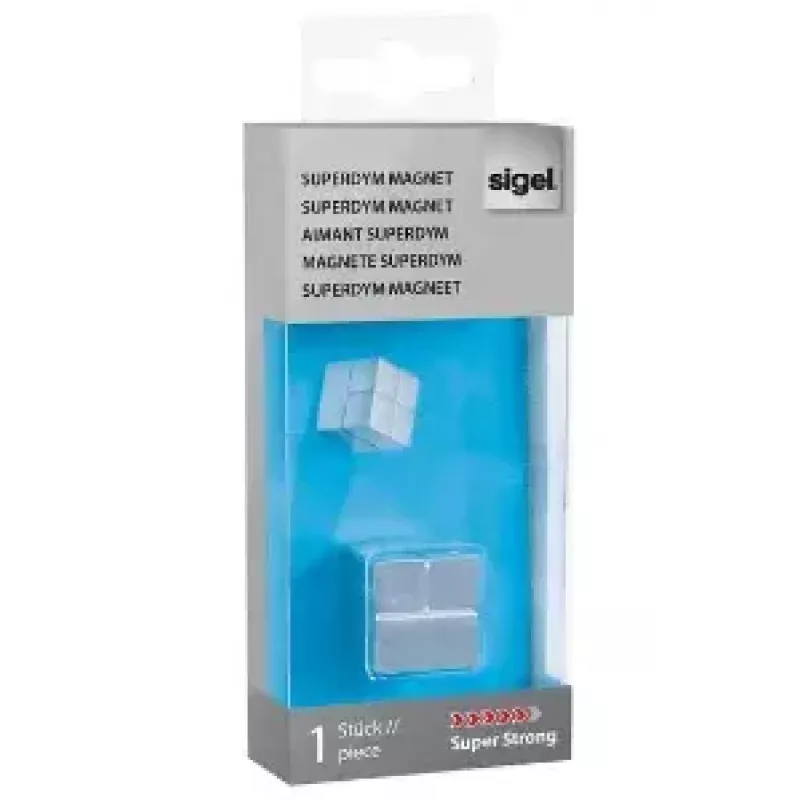 Fridge Magnet Sigel C20 Aluminium Silver