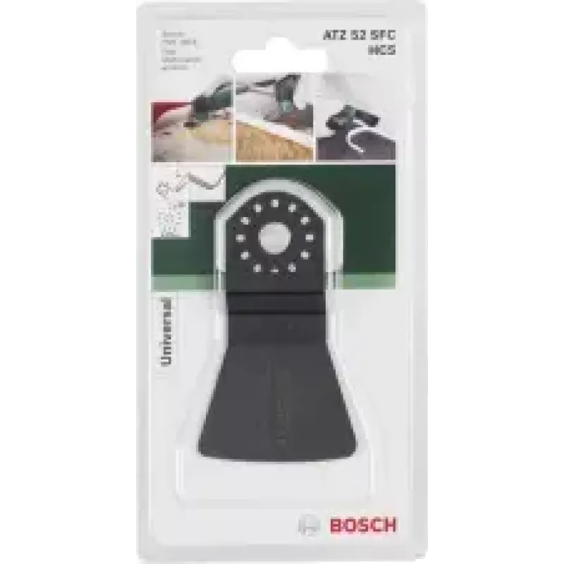 Skrāpis Bosch HCS ATZ 52 SFC — skrāpja asmens špaktelei un mīkstam šuvju materiālam, 45 mm garums, 52 mm platums, 1 gab.