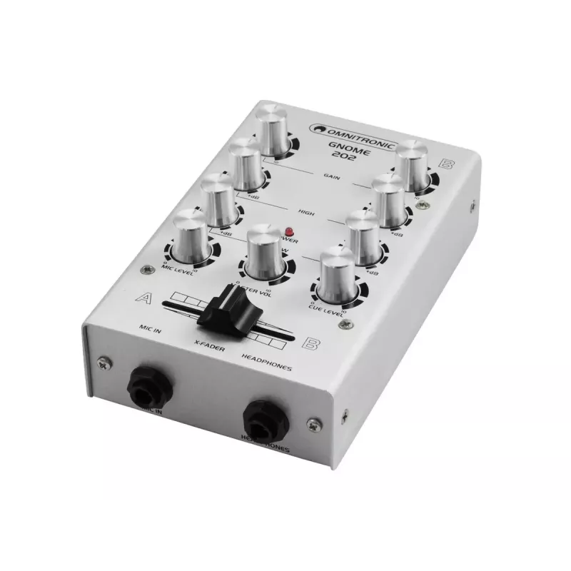 Audio Mikseris Omnitronic 10006881 2 Kanāli 20 - 20000 Hz Sudraba