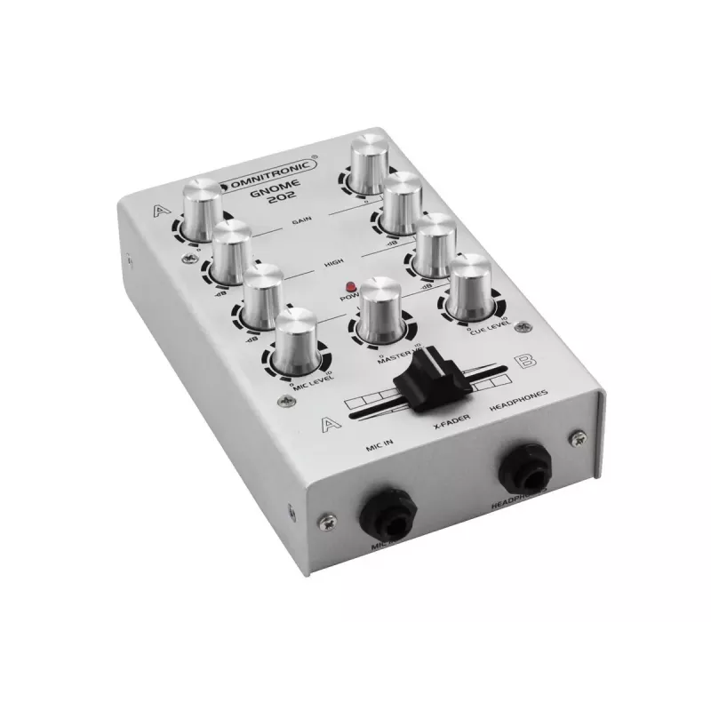 Audio Mikseris Omnitronic 10006881 2 Kanāli 20 - 20000 Hz Sudraba