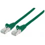 Intellinet tīkla savienojuma kabelis, Cat6, 0,5 m, zaļš, varš, S/FTP, LSOH / LSZH, PVC, RJ45, zelta pārklājuma kontakti, neaizķerams, ar apvalku, mūža garantija