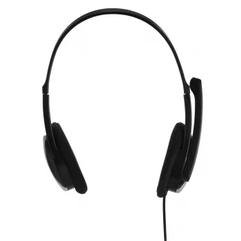 Hama Essential HS 200 austiņas ar vadu galvas lente Zvani/Mūzika Melns, Sudrabs