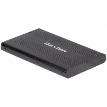 Cietā diska/SSD korpuss Dexlan 738308 Melns 2,5 collu USB Type-A 5 Gbit/s