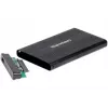 Cietā diska/SSD korpuss Dexlan 738308 Melns 2,5 collu USB Type-A 5 Gbit/s