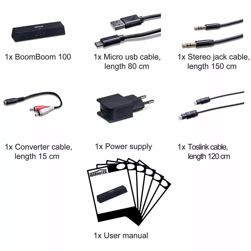 Skaļruņi Marmitek BoomBoom 100, 100W