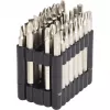 Skrūvgrieža uzgaļu komplekts KS Tools 911.7550 — 32 gab., niķelēti, 75 mm, 1/4 collas (25,4/4 mm) sešstūra kāts