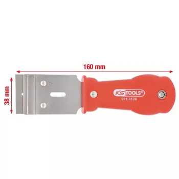 Rokas skrāpis KS Tools 911.8126 Garums 160 mm Svars 90 g