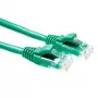 ACT zaļa 7 m U/UTP CAT6 ielāpu vads ar RJ45 savienotājiem