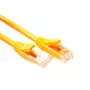 ACT dzeltens 5 metru U/UTP CAT6 komutācijas kabelis, komponentu līmenis ar RJ45 savienotājiem