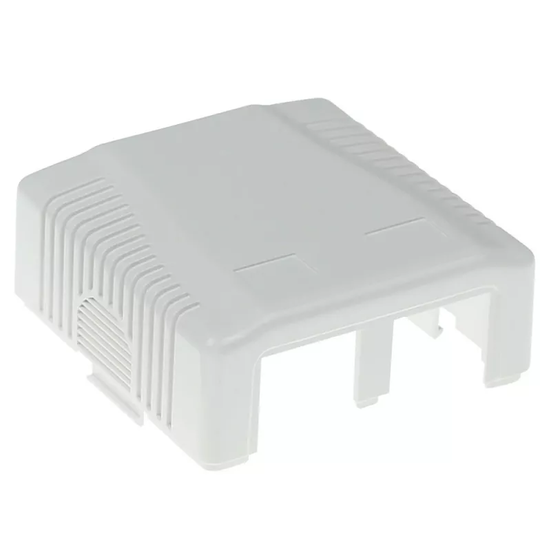 Virsmas montāžas ekranētā kontaktligzdu kārba ACT FA7004, 2 portu CAT6A