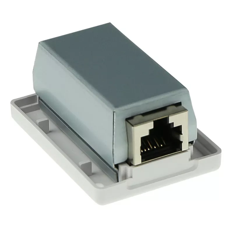 Virsmas montāžas ekranēta kontaktligzdu kārba ACT FA7005 — 1 ports, Cat6A