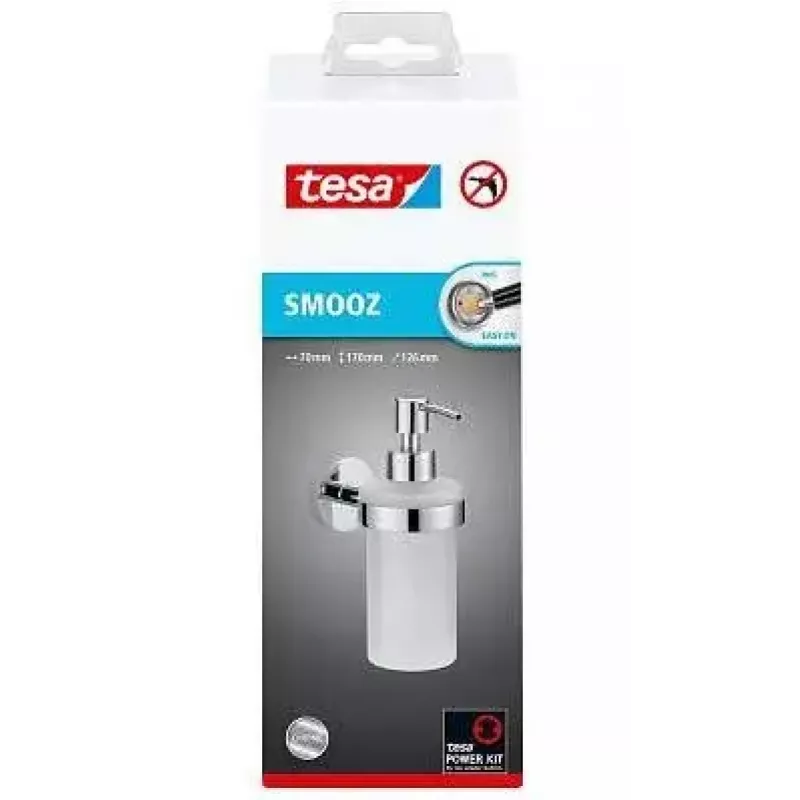 Ziepju dozators TESA Smooz 0,2 L sudrabaini balts