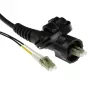 ACT RL7120 InfiniBand/šķiedras optikas kabelis 20 m 2x LC 2x LC ODVA Melns