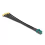 DeLOCK 90142 koaksiālais kabelis 0,2 m Mini FAKRA Z 4 x SMA melns