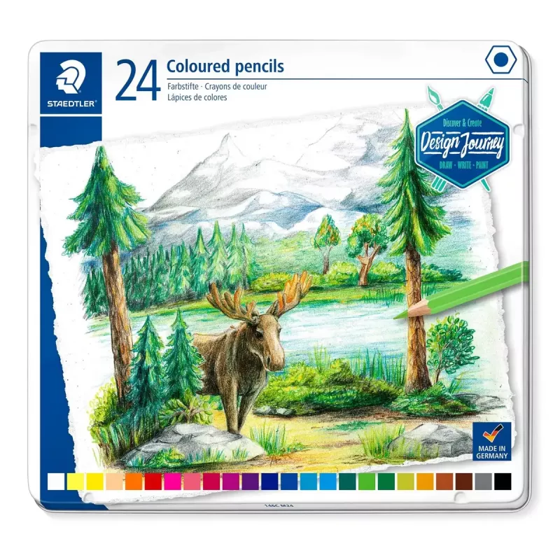 Krāsainie zīmuļi Staedtler 146C Daudzkrāsains 24 gab.