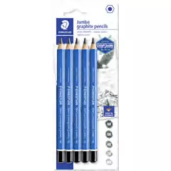 Zīmuļu komplekts Staedtler Mars Lumograph Jumbo Multi 5 gab.