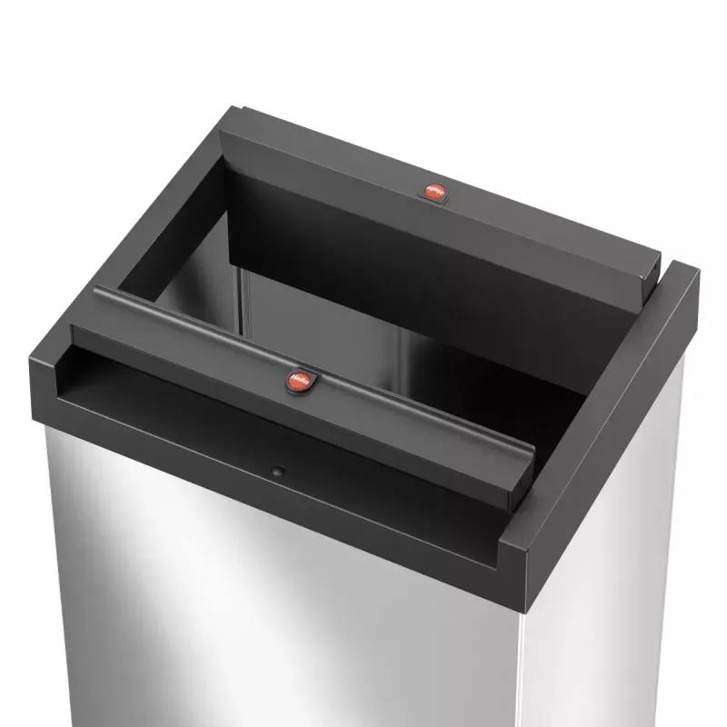 Taisnstūra svārsta vāks atkritumu tvertne Hailo Big-Box Swing L