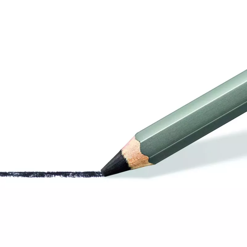 Ogles zīmuļu komplekts Staedtler Mars Lumograph, 4 gab., melns