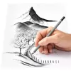 Ogles zīmuļu komplekts Staedtler Mars Lumograph, 4 gab., melns