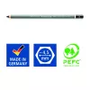 Ogles zīmuļu komplekts Staedtler Mars Lumograph, 4 gab., melns