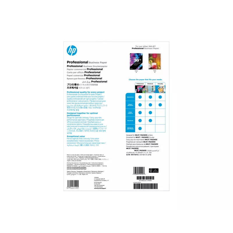 HP Professional Multi-use Glossy FSC papīrs A3, 180 g/m², 150 lapas