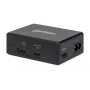 Manhattan Smart Video Multiport dokstacija, pieslēgvietas (x5): HDMI pieslēgvieta, USB-A (x2), USB-C (x2), ar strāvas padevi uz USB-C pieslēgvietu, iebūvēts barošanas avots, ultra kompakta, noņemams strāvas kabelis, melna, trīs gadu garantija, mazumtirdzniecības kaste