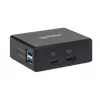 Manhattan Smart Video Multiport dokstacija, pieslēgvietas (x5): HDMI pieslēgvieta, USB-A (x2), USB-C (x2), ar strāvas padevi uz USB-C pieslēgvietu, iebūvēts barošanas avots, ultra kompakta, noņemams strāvas kabelis, melna, trīs gadu garantija, mazumtirdzniecības kaste