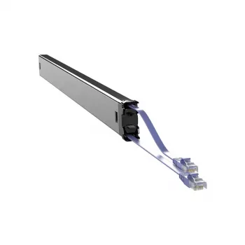 PATCHBOX C60STPXC6XX31V kabeļu organizators Rack Kabeļu teknē Melns, Zils, Sudrabs 1 gab.