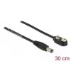 DC strāvas kabelis DeLOCK 86697 5.5 x 2.1 mm vīrišķais uz bloka bateriju 9 V