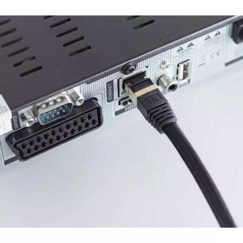 Tīkla kabelis ShiverPeaks BS20-60065 melns 7,5m Cat6a S/FTP
