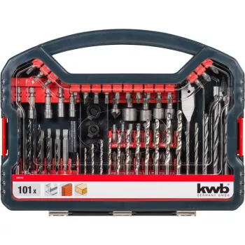 Urbju komplekts KWB Promo Box Standard 101 gab. ķieģeļiem, metālam, kokam