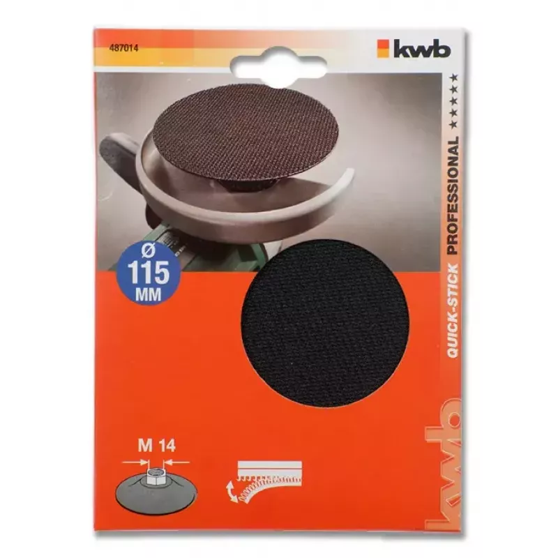 Slīpēšanas pamatne KWB 487014 11,5 cm, saderīga ar jebkuru zīmolu