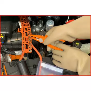 Izolējošie cimdi KS Tools 117.0051 Balts Latekss Pieaugušajiem 360mm