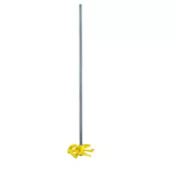 Miksera uzgalis KWB 497007 400 mm Nerūsējošais tērauds Dzeltens
