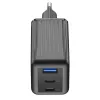 Cellularline Multipower Micro 65W īpaši kompakts 65 W ātrs tīkla lādētājs ar 3 pieslēgvietām