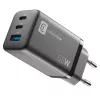 Cellularline Multipower Micro 65W īpaši kompakts 65 W ātrs tīkla lādētājs ar 3 pieslēgvietām