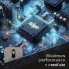 Cellularline Multipower Micro 65W īpaši kompakts 65 W ātrs tīkla lādētājs ar 3 pieslēgvietām