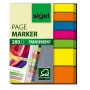 Grāmatzīme Sigel HN616 Elastīga Zila Zaļa Oranža Dzeltena 280 gab.