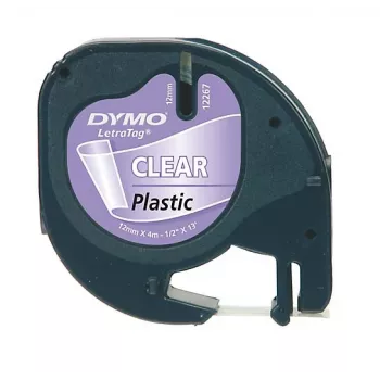 DYMO 12mm LetraTAG Plastmasas lente etiķešu izgatavošanai