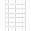 Universālas etiķetes HERMA 16x22 mm balts papīrs matēts, ar roku un rakstāmmašīnu izmantojamas
