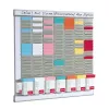 Nobo T-Card biroja plānošanas komplekts 24 slotu, balts, 480 mm, 480 mm, 1,97 kg, 497 mm, 37 mm