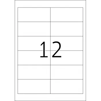 Pašlīmējošas etiķetes HERMA A4 97x42.3 mm 300 gab.