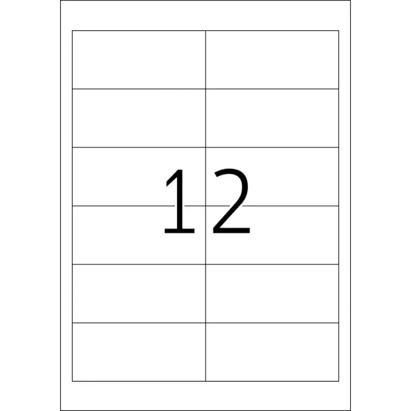 Pašlīmējošas etiķetes HERMA A4 97x42.3 mm 300 gab.