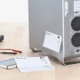 Pašlīmējoša printera etiķete HERMA 4664 A4 210x99 mm balta perforēta papīra matēta 300 gab.
